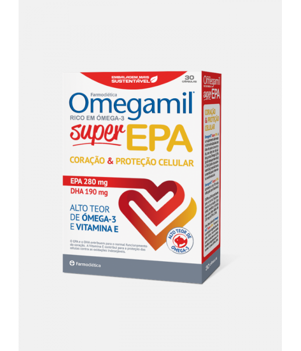 Omegamil Super EPA - 30 Cápsulas - Farmodietica